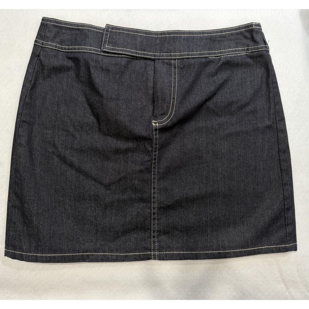 Vintage CLIO Woman's Mini Black Skirt Retro 70s Made In U.S.A. Size 4
